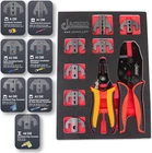 Tgr Interchangeable Ratcheting Terminal Crimper - 7 Die Sets Quick New. Price: $153.99.