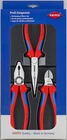 Knipex 3PC Plier Set Long Nose Lineman Combination Cutter Comfort Grips 002011 New. Price: $95.99.