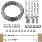 Tootaci 1/8" Stainless Steel Wire Rope Kit 100FT M6 Turnbuckle Cable Railing New. Price: $81.99.