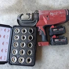 Milwaukee M18 Force Logic 750 Mcm Crimper Red (2779-20) Used. Price: $1800.00.