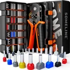 Ferrule Hexagonal Crimping Tool Kit 21 Sizes 24-8 Awg Crimper Pliers Terminal New. Price: $44.26.