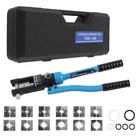Professional Cable Terminal Crimper 16MT Hydraulic Tool With Chrome Plated Dies New. Price: $48.58.