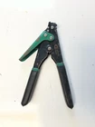 GIT-704 Commercial Electric Cable Tie Tensioning Tool Black/green, 8" Used. Price: $19.99.
