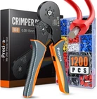 Professional Ferrule Crimping Tool Kit With 1200 Terminal Connector Sleeves New. Price: $72.68.