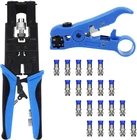 Delgada Multifunctional Coax Compression Connector Crimper Kit With 20 New. Price: $40.99.