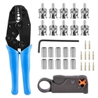 1SET Bnc Crimp Tool, Rotary Coaxial Cable Stripper For RG58 With 10PCS Pl... New. Price: $37.10.