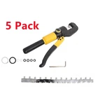 5 Pack 6 Mt Hydraulic Crimrping Tool Wire Battery Cable Terminal Crimper New. Price: $120.55.
