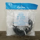 Radio Shack 20' RG58 Rf Coaxial Cable W/ PL-259 Connections 52-OHM Old New Stock. Price: $25.00.