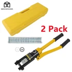 2 Pack Hydraulic Crimper Battery Cable Crimping Tool 16 Ton With 11 Dies New. Price: $68.06.