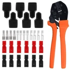 Tanstic Ratcheting Wire Crimper With 30PCS 15/30/45 Amp Power B Kit, Orange New. Price: $47.23.