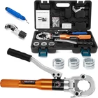 Copper Pipe Crimping Tool - With 1/2", 3/4", 1" Jaws, Tube Fittings Hydra New. Price: $156.61.
