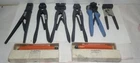 Eight Asst. Amp Contact Crimpers And Inst. Tools 69245, 220009, 90418, F0210 Used. Price: $300.00.