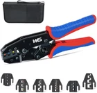 Hks Ratcheting Crimping Tool Set 8 Pcs - Quick Exchange Jaw For Heat Shrink Term New. Price: $67.95.