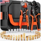 Spade Connector Crimping Tool Kit 24-14 Awg Ratchet Crimper With 40 Types 2.8/4. New. Price: $77.04.