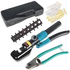 10 Ton Hydraulic Crimper Crimping Tool With 9 Dies Wire Battery New. Price: $41.02.