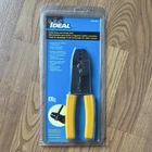 Ideal 30-433 Coax Strip And Crimp Tool Yellow Sheath For RG-59 RG-6 F-connectors New. Price: $6.99.