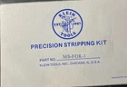 Klein Tools Fiber Optic Stripping Kit MS-FOK-1 T10 Used. Price: $50.00.