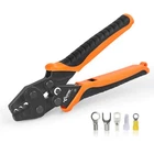 Kf Cptec Ratchet Wire Crimper For 22-10AWG Non-insulated Terminals, 1.25-6MM New. Price: $23.99.