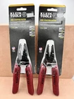 Qty. 2 Klein Tools Wire Stripper/cutter Multi-purpose 11046 New. Price: $39.95.