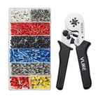 Crimping Tool, Vlike Wire Crimper Pliers With 1200 Terminal Ferrules ... New. Price: $33.14.