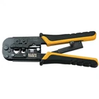 Ratcheting Cable Crimper Stripper And Cutter, Ethernet RJ45, Data/voice/vid New. Price: $37.08.