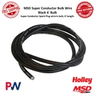 Msd Super Conductor Spark Plug Wire Bulk Black 8.5MM 6 Feet Length Copper #34033 New. Price: $70.90.
