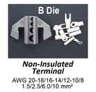 Tgr Crimping Tool Die -b For Non-insulated Terminals Awg 20-18/16-14/12-10/8 New. Price: $21.99.
