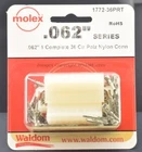 Molex Waldom 1772-36PRT Circuit .062 Connectors Female Contacts Open. Price: $9.45.