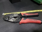 Klein Tools Ratcheting Crimper Insulated Terminal Wire Crimping Hand 3005CR Used. Price: $30.00.