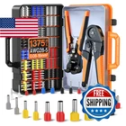Preciva Ferrule Crimping Tool Kit Awg 28-5 Hexagonal Crimper New. Price: $90.07.
