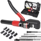 Toscoco Upgraded Hydraulic Crimping Tool For 1/8" 3/16" Stainless Steel Cable New. Price: $69.98.