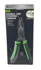 In Double Jaw Stripper And Crimper Commercial Electric For 10-20 Awg Copper New. Price: $17.95.
