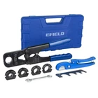 Efield Size Pex Crimping Tool Kit: 3/8", 1/2", 5/8" ,3/4" & 1" W/h Pipe Cutter New. Price: $75.99.