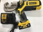 PBD1201 Stanley Crimping Tool; Includes Battery, Charger & Carrying Case New. Price: $2500.00.