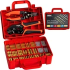 Peba Open Barrel Crimping Tool Kit - 20 Sizes Spade Connectors Orange+black New. Price: $56.84.