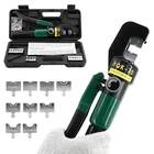 Lfgud 10T Hydraulic Crimping Tool Kit - 12 Awg 2/0 Battery Cable Lug New. Price: $69.46.