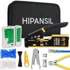 RJ45 Tool Ethernet Crimper Kit With Carrying Case All One Pass New. Price: $46.95.