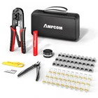 Ampcom Ethernet Crimping Tool Kit 7-IN-1 RJ45/RJ11 Network For 30PCS New. Price: $38.30.