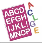 Karty Letter Stencils - Large Size Alphabet, Numeric, And Symbols Reusable New. Price: $15.00.