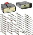 Molex 20 Pin Wire Connector, Harley Black Waterproof, Sealed Kit, MX150 With Cpa New. Price: $27.59.