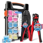 Kuject Crimping Tool Kit 340PCS Heat Shrink Wire Connectors 3-IN-1 Stripper New. Price: $79.15.