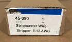 Ideal 45-090 Stripmaster Wire Stripper 8-12 Awg Brand New. Price: $50.00.