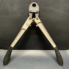 Qest 1/2" QCRT-3N Aluminum Handles 17.5 Pliers Crimping Tool, Made Usa. Used. Price: $24.50.