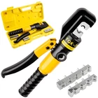 Hydraulic Crimping Tool With 9 Pairs Of Dies, 12 2/0 Awg, Wire B... New. Price: $40.28.