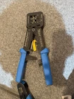 Platinum Tools EZ-RJ45 Ratcheting Crimper RJ11 RJ12 Blue Handles Used. Price: $19.99.