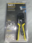 Klein Tools VDV226-817 Crimper And Connector Kit Uninsulated New. Price: $45.00.