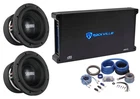 (2) Sundown Audio U-8 V.1 D2 8" 750 Watt Rms Subwoofers+mono Amplifier+amp Kit New. Price: $920.93.