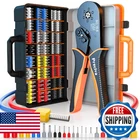Preciva Ferrule Crimping Tool Kit Self-adjustable Ratchet Crimper Awg 28-5 New. Price: $79.87.