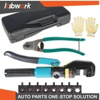 Labwork Hydraulic Crimping Tool Wire Terminal Cable Crimper W/ 9 Dies 6MT New. Price: $41.34.