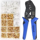 Wire Terminal Crimping Tool Kit, Qibaok Ratcheting Crimper Awg Red New. Price: $37.35.